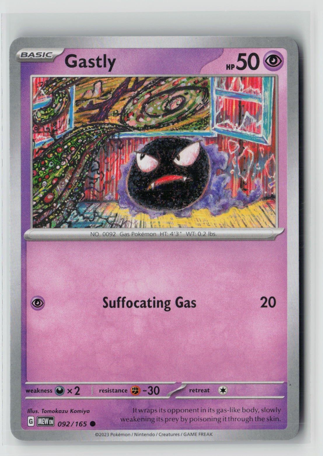 Gastly (SV: Scarlet & Violet 151 092/165) NM
