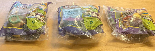 Set of 3 The Rugrats Movie Nickelodeon Burger King Kids Club Toys 1998