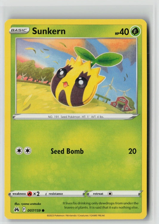 Sunkern (SWSH: Crown Zenith 007/159) NM