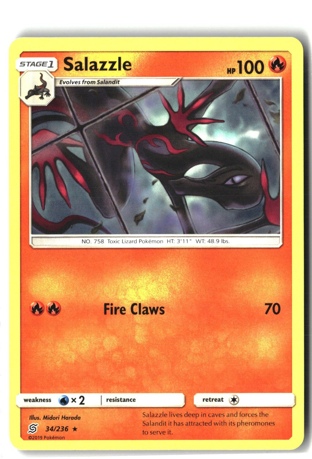 Salazzle (34) (SM - Unified Minds 34/236) NM
