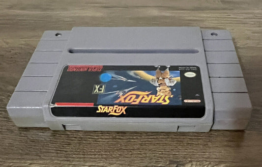 Starfox Super Nintendo SNES Cleaned Tested Authentic