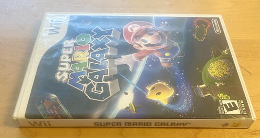 Super Mario Galaxy (Nintendo Wii, 2007) CIB W/ Manual, Authentic & Tested