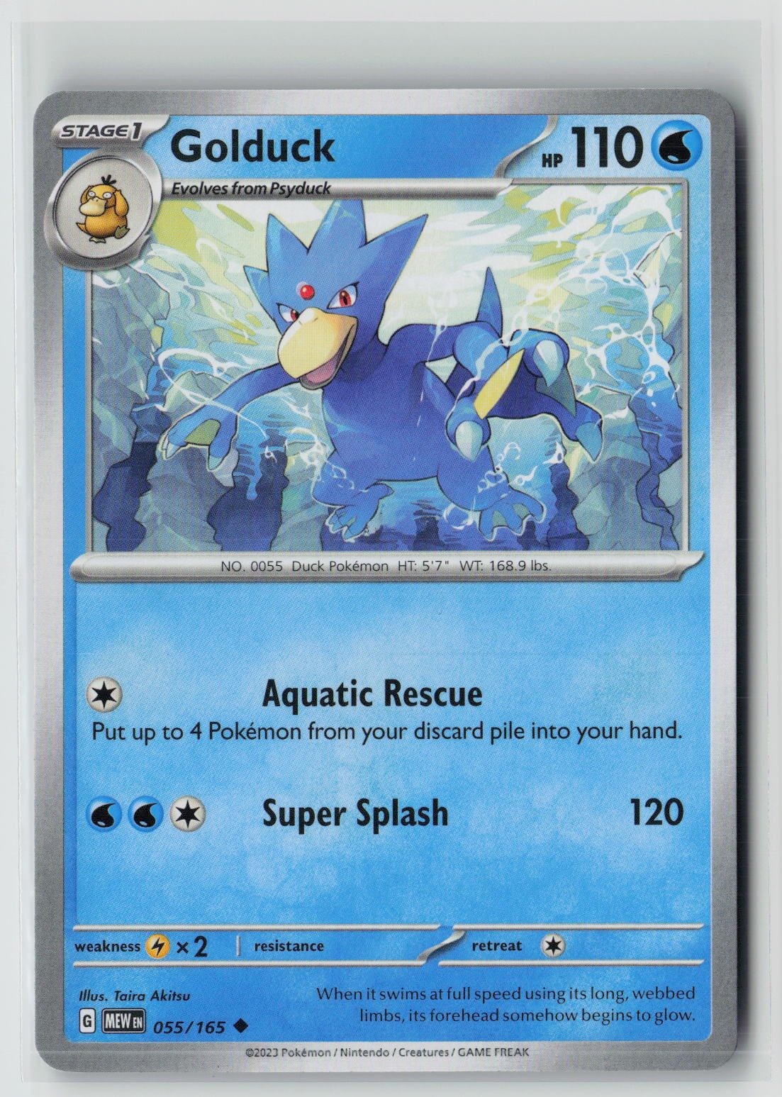 Golduck (SV: Scarlet & Violet 151 055/165) NM