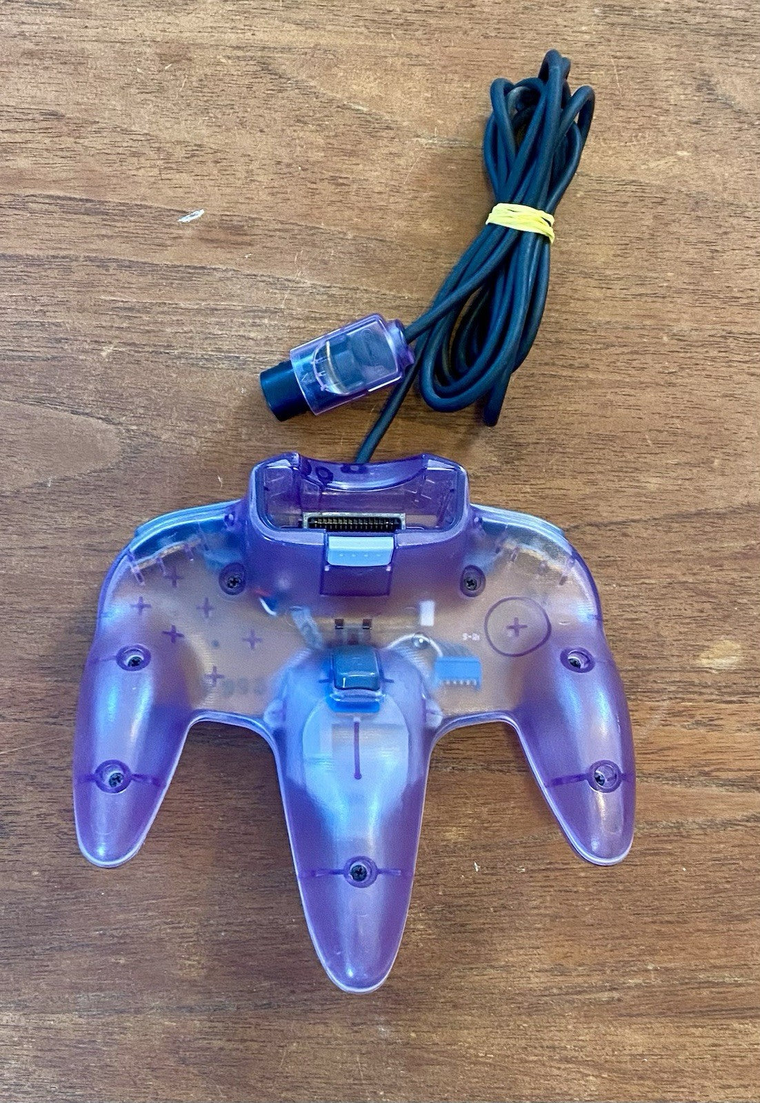 Nintendo N64 Clear Atomic Purple Controller OEM Original Authentic NUS-005 Tight