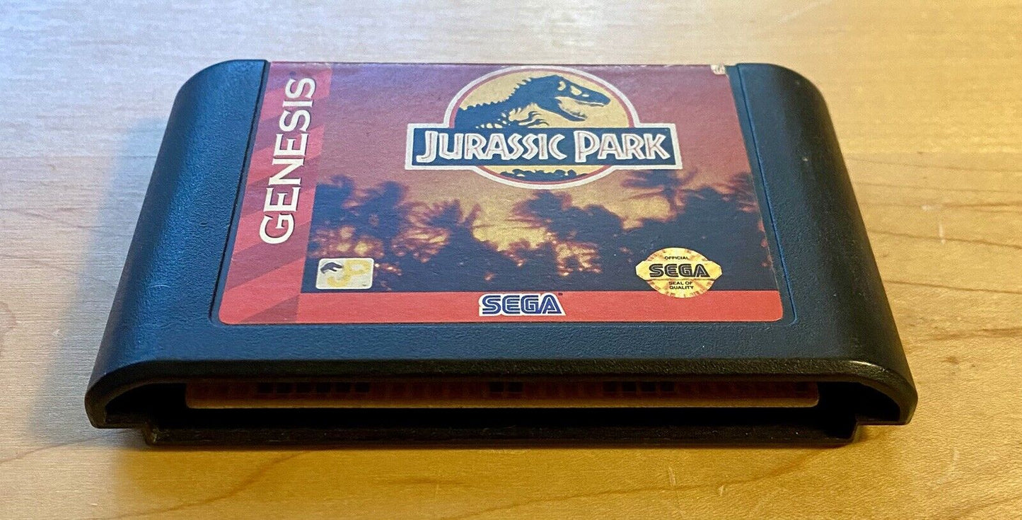 Jurassic Park (Sega Genesis, 1993) Cartridge Only, Authentic, Tested & Working