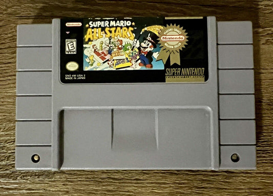 Super Mario All-Stars (1993) Super Nintendo SNES Authentic Tested Cartridge Only