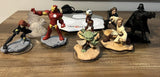 Disney Infinity Lot - 7 Characters + Pad + 2 Tokens. READ DESCRIPTION