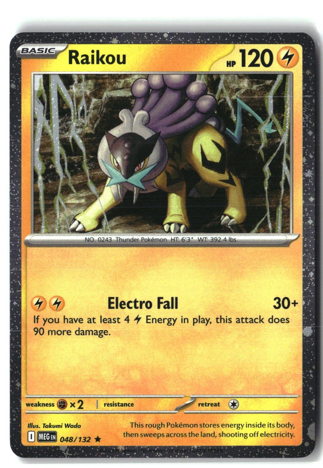 Raikou (Cosmos Holo) Holofoil NM (Miscellaneous Cards & Products 048/132)