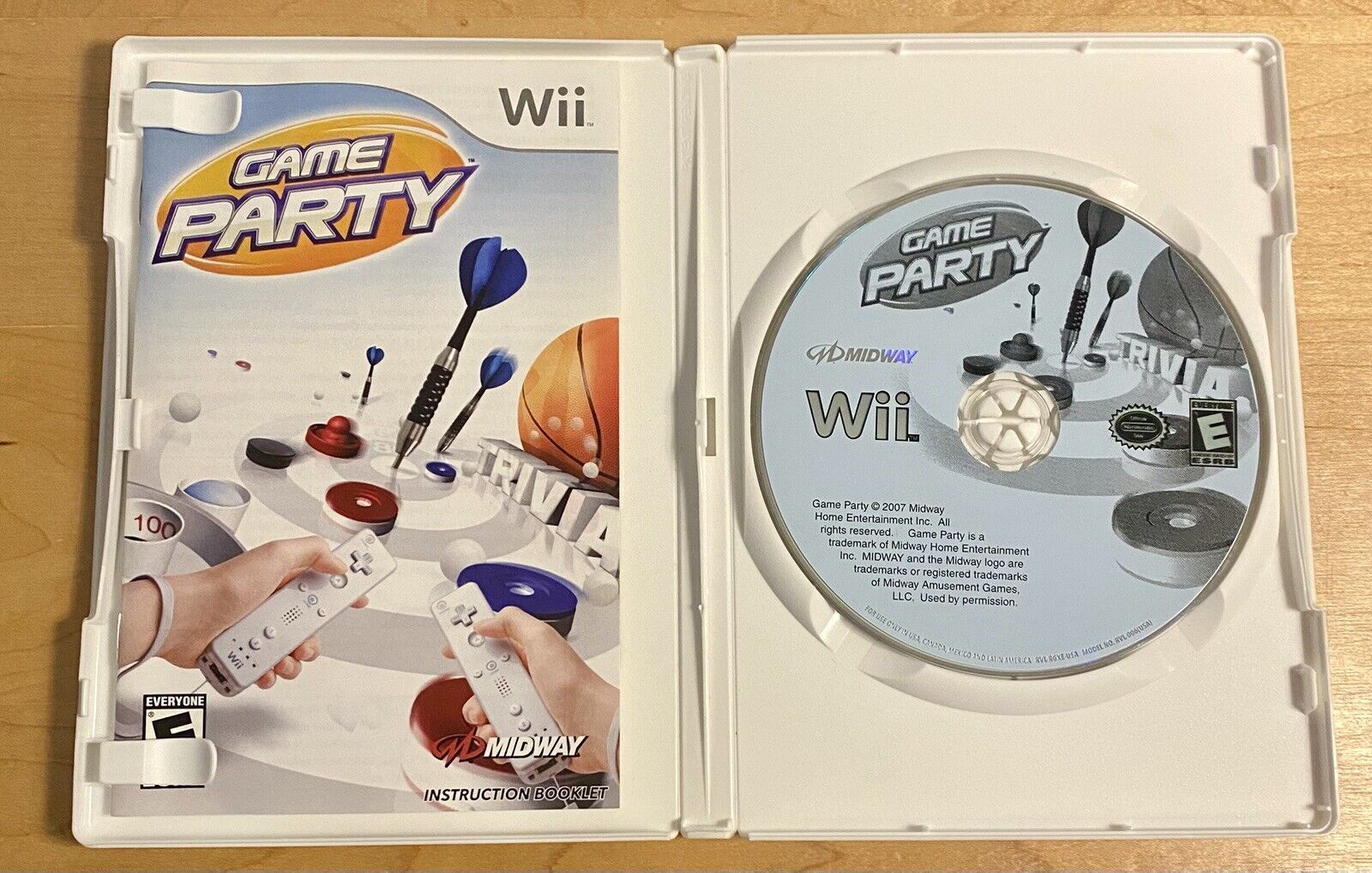 Game Party 1 & 2 Bundle (Nintendo Wii) Authentic, Both Tested & Working