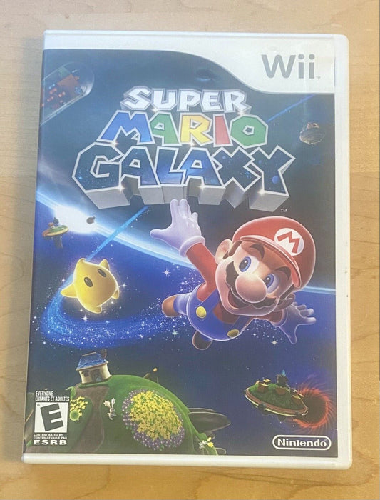 Super Mario Galaxy (Nintendo Wii, 2007) CIB W/ Manual, Authentic & Tested