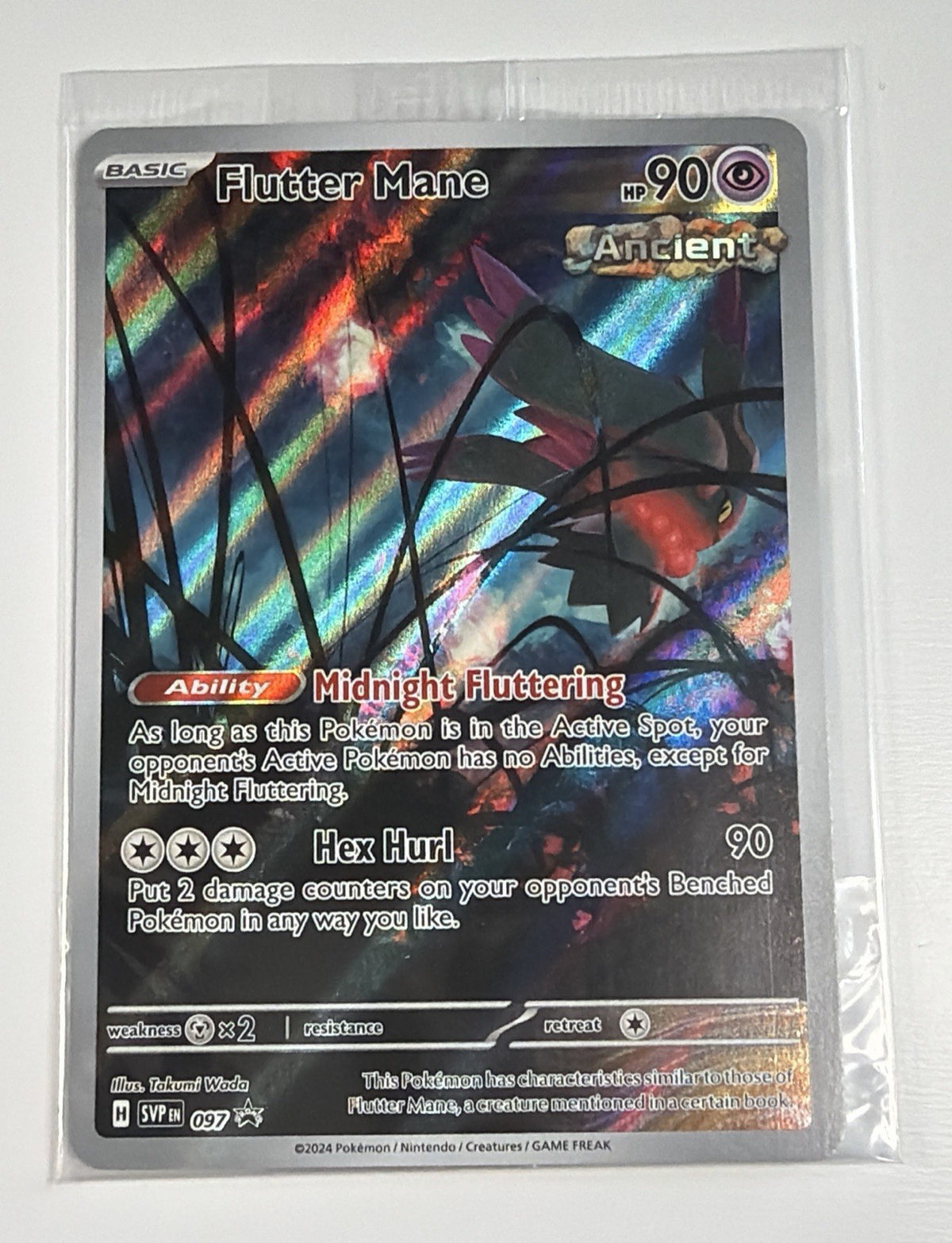 Flutter Mane 97 Scarlet & Violet SEALED Promo Pokemon TCG NM Near Mint