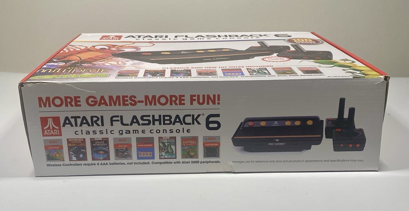Atari Flashback 6 Classic Game System w/ 100 Built-in Games Read Description