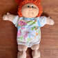 Cabbage Patch Doll 1978 1982 Xavier Roberts Green Eyes & Red Hair, One Piece Pjs