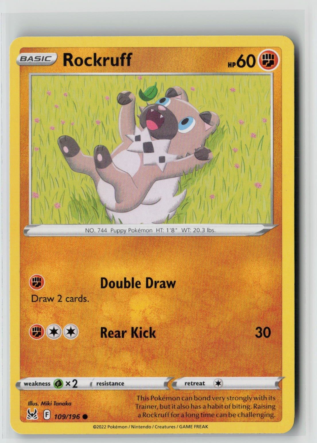 Rockruff (SWSH11: Lost Origin 109/196) NM