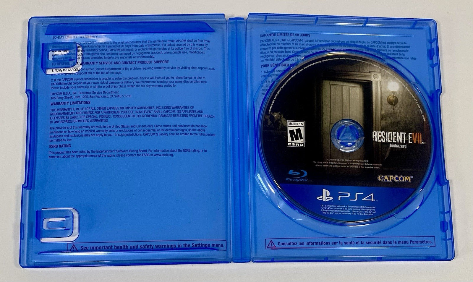 Resident Evil VII 7 Biohazard (PlayStation 4, 2017) Authentic Great Condition