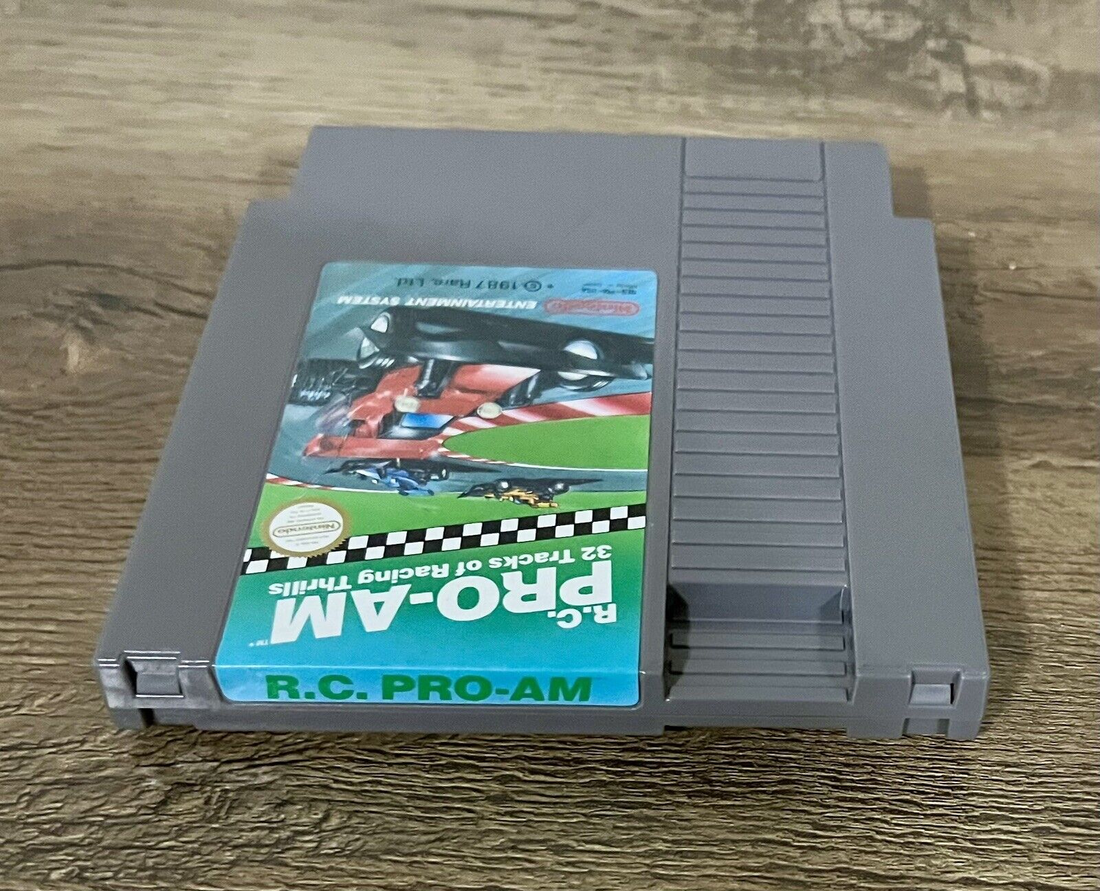 RC Pro-Am - 1987 Nintendo NES Game Authentic  - Tested & Works!