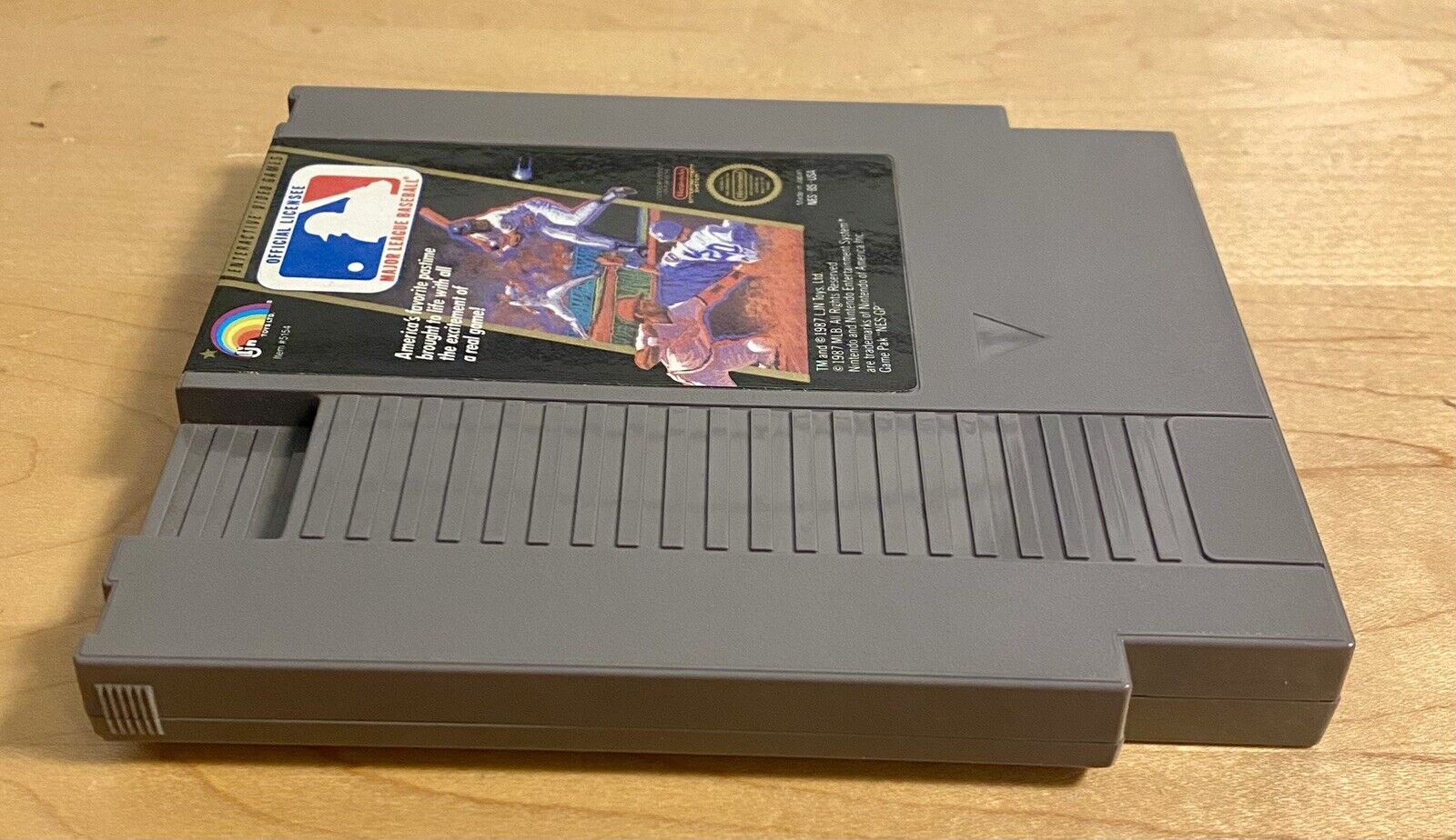 Major League Baseball (Nintendo Entertainment System NES, 1988) Cleaned & Tested