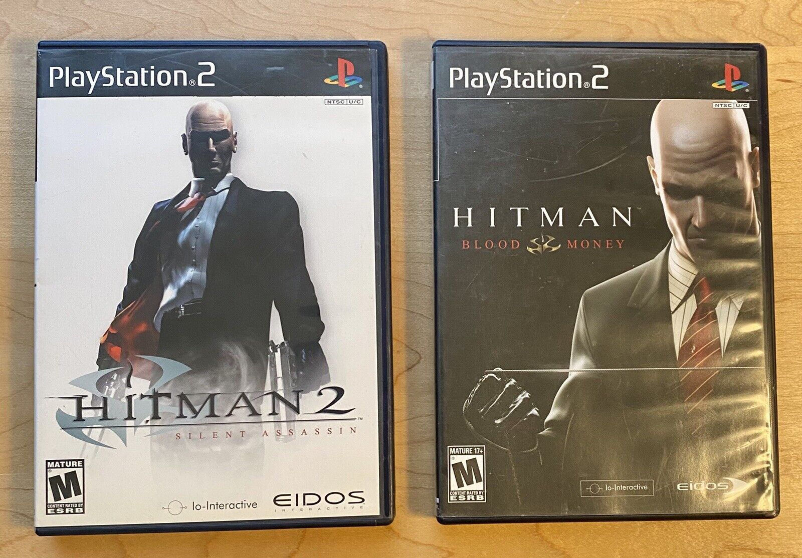 Hitman 2 And Blood Money Bundle (Sony Playstation 2) PS2, Both CIB W/ Manual