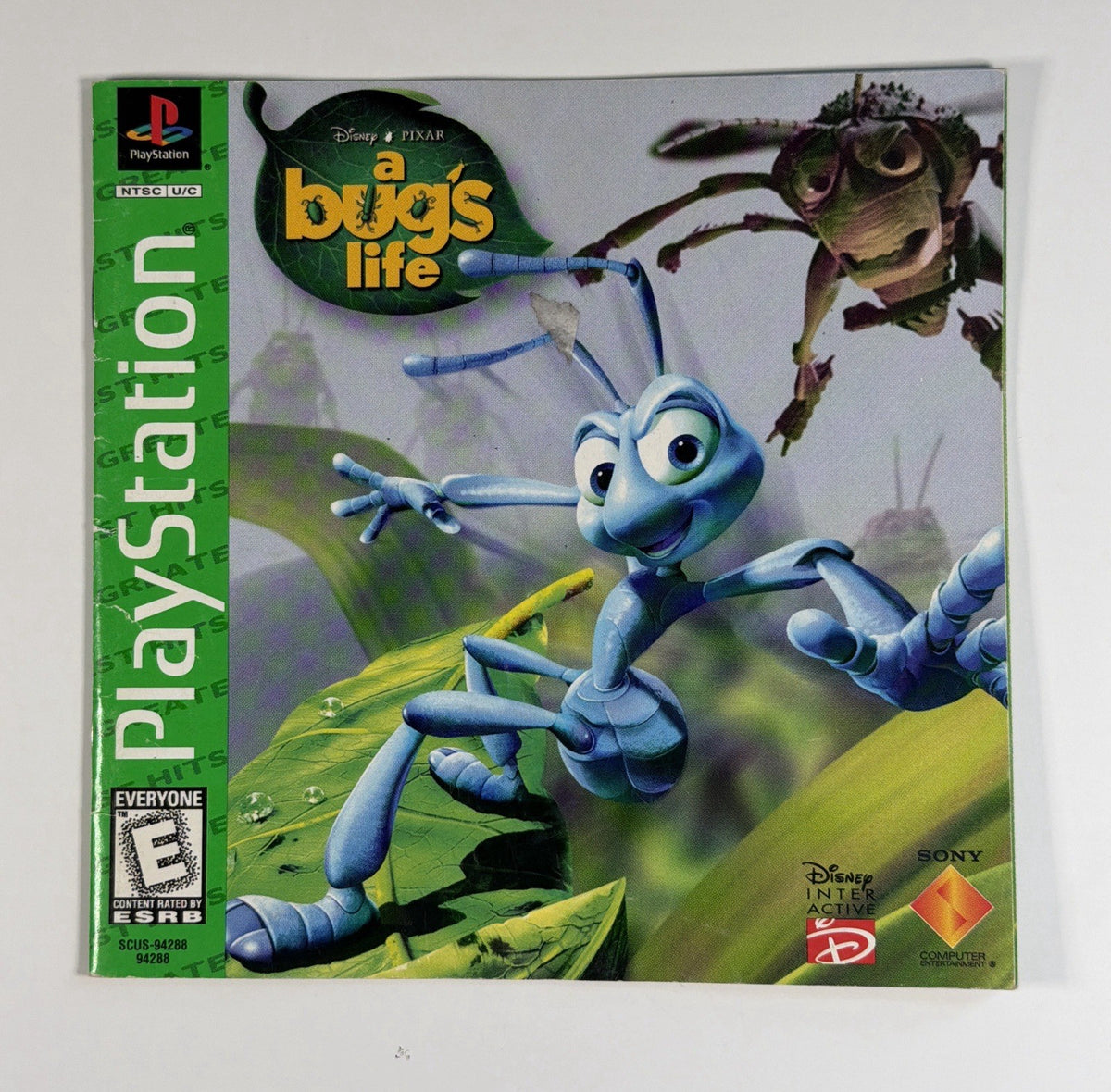 Disney Pixar’s A Bug's Life (PSX,PS1) PlayStation 1 MANUAL ONLY