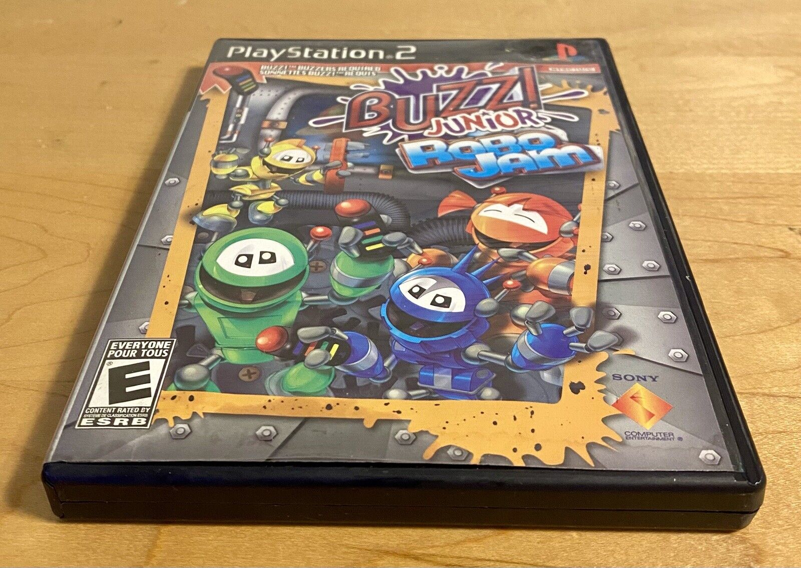 Buzz! Junior Robo Jam (PlayStation 2, 2007) PS2, No Buzzers, CIB W/ Manual