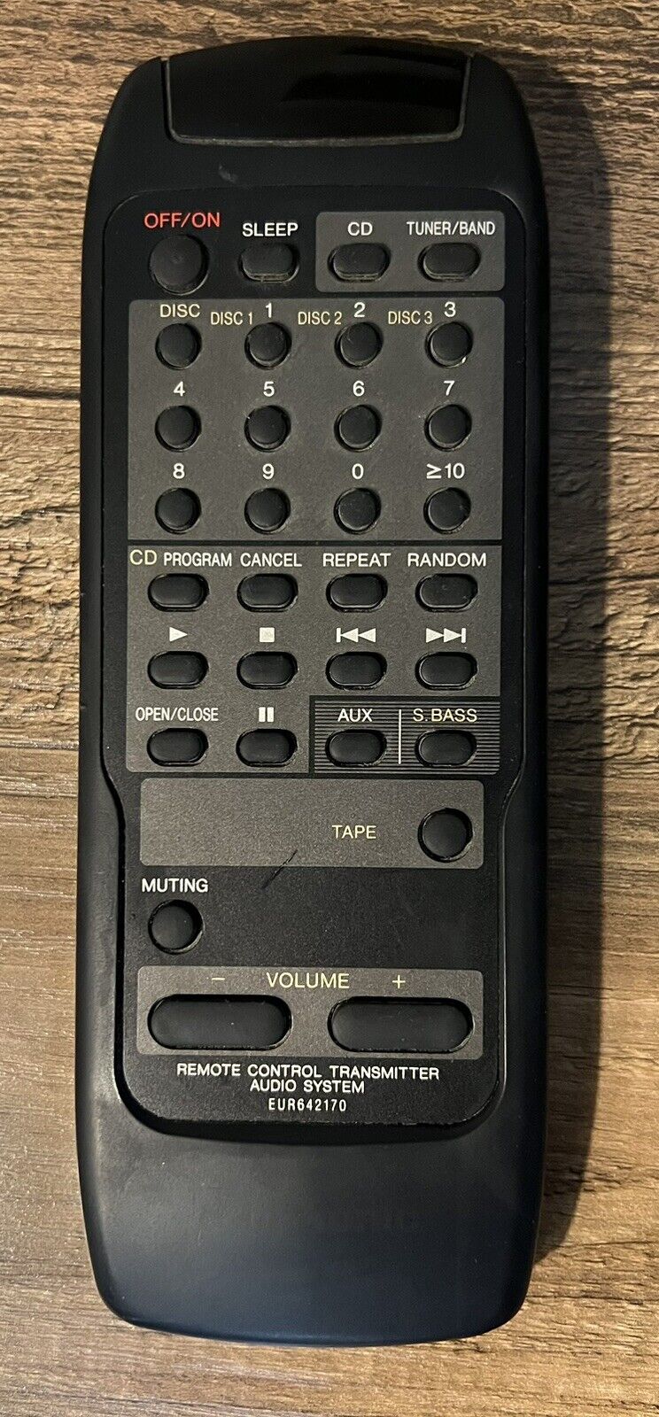 Genuine Panasonic EUR642170 OEM Audio System Remote Control