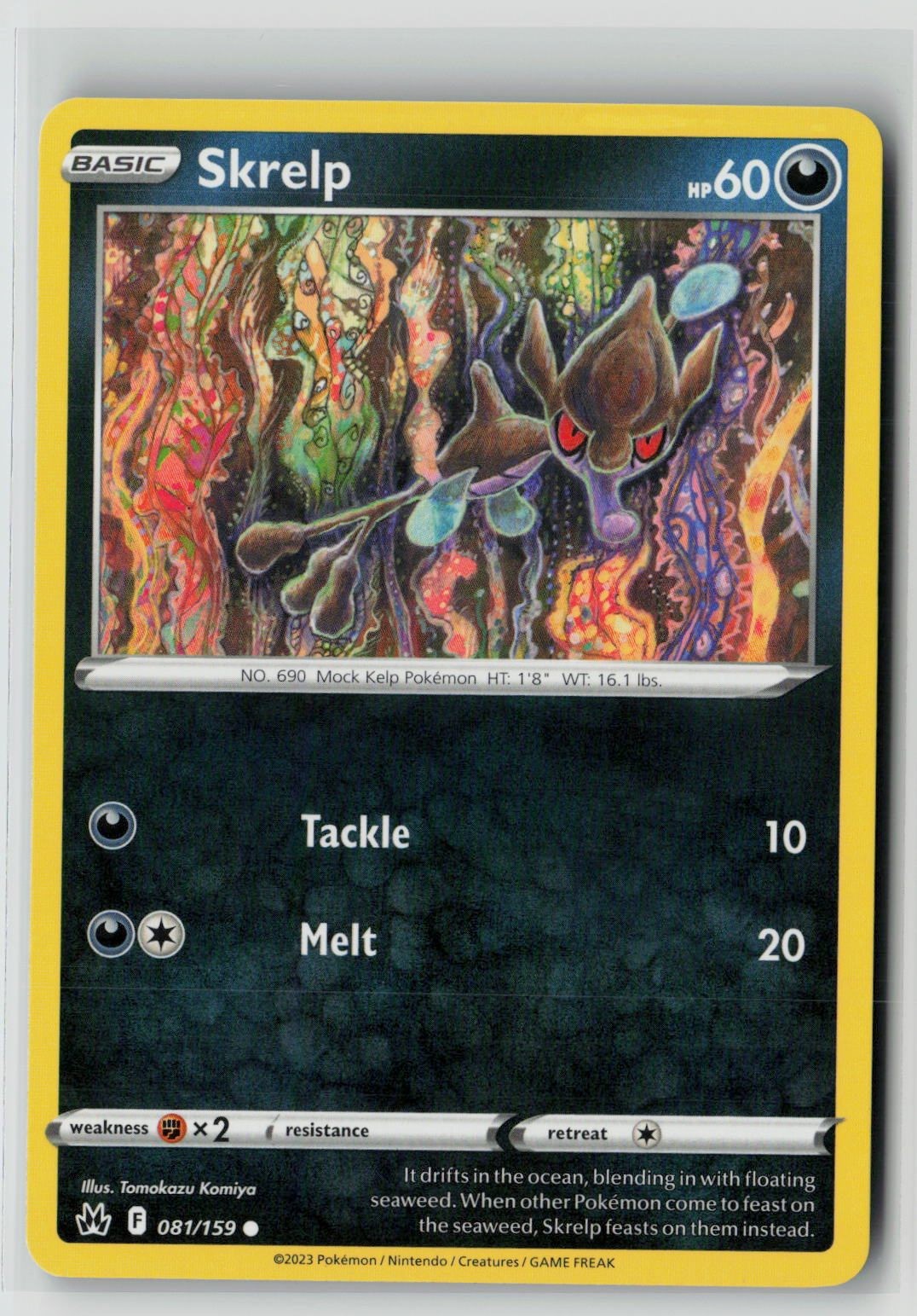 Skrelp (SWSH: Crown Zenith 081/159) NM