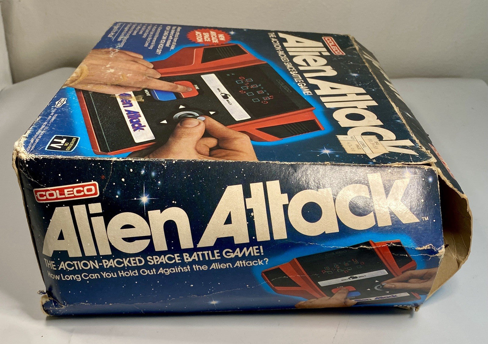 Vintage Alien Attack Electronic Handheld Game Complete w/ Box & Manual Tested