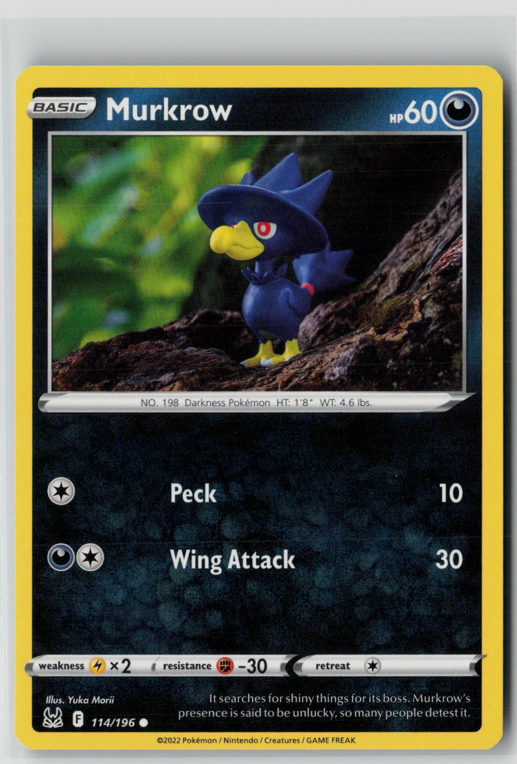 Murkrow (SWSH11: Lost Origin 114/196) NM