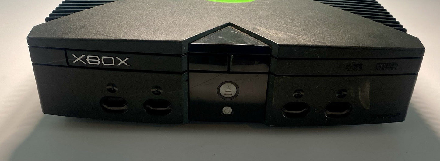 Microsoft Original Xbox Console W/ Controller & Cords For Parts Or Repair Read