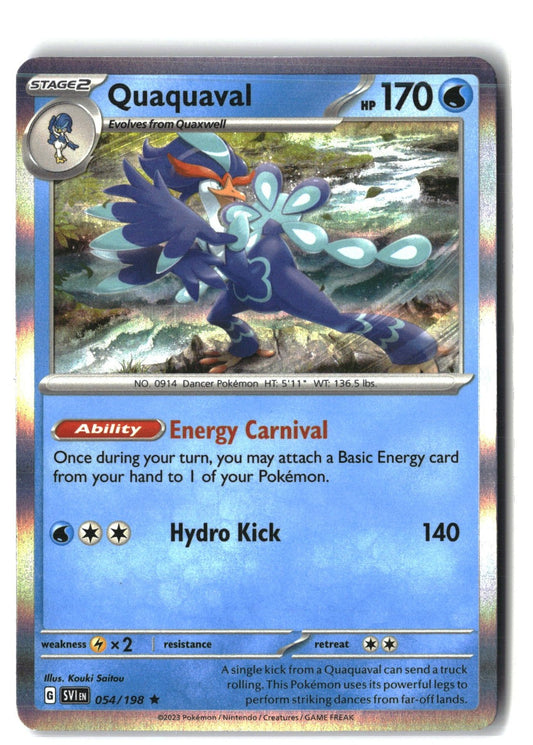 Quaquaval Holofoil NM (Scarlet & Violet Base Set 054/198)