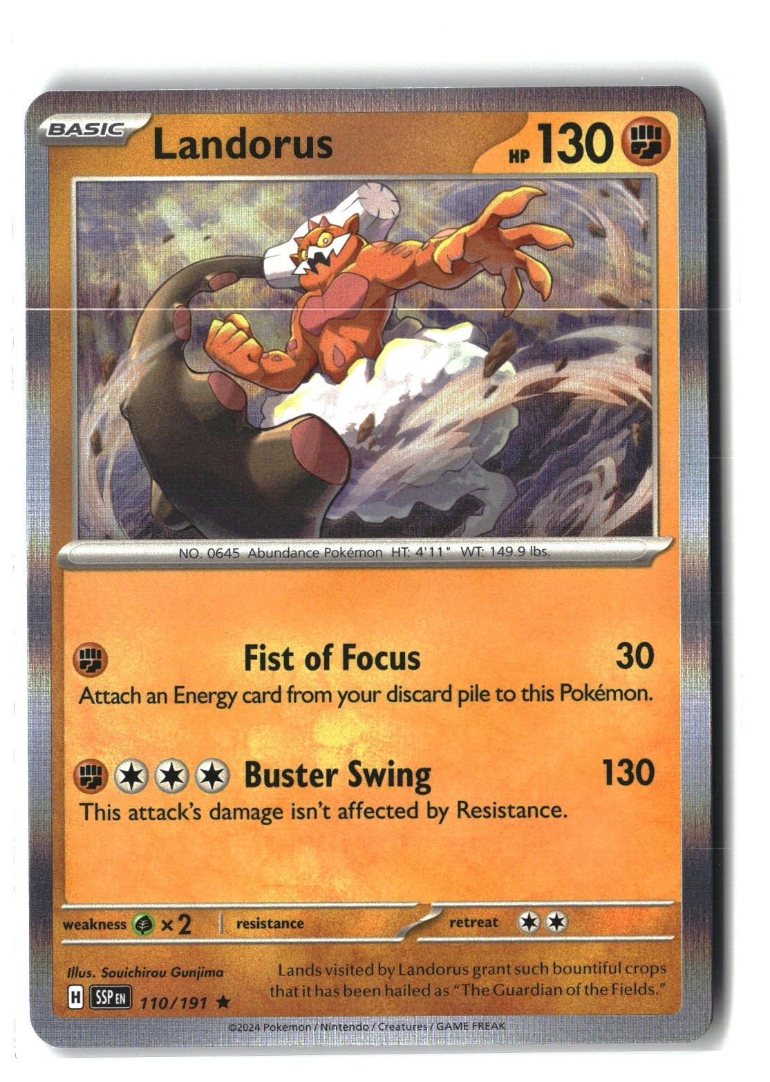 Landorus Holofoil NM (Surging Sparks 110/191)