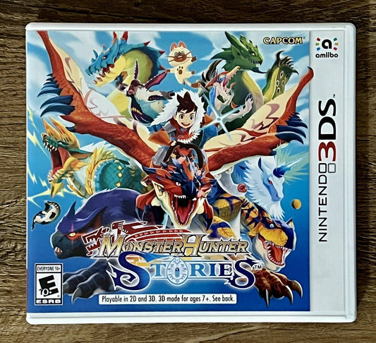 Monster Hunter Stories (Nintendo 3DS, 2017) Complete