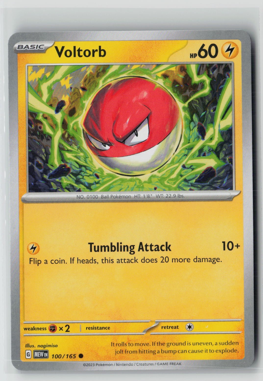 Voltorb (SV: Scarlet & Violet 151 100/165) NM