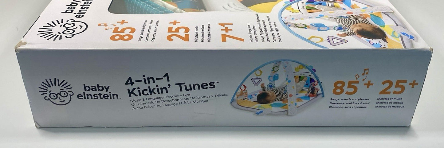 Baby Einstein 4-in-1 Kickin' Tunes Music and Language Discovery Activity Gym NEW