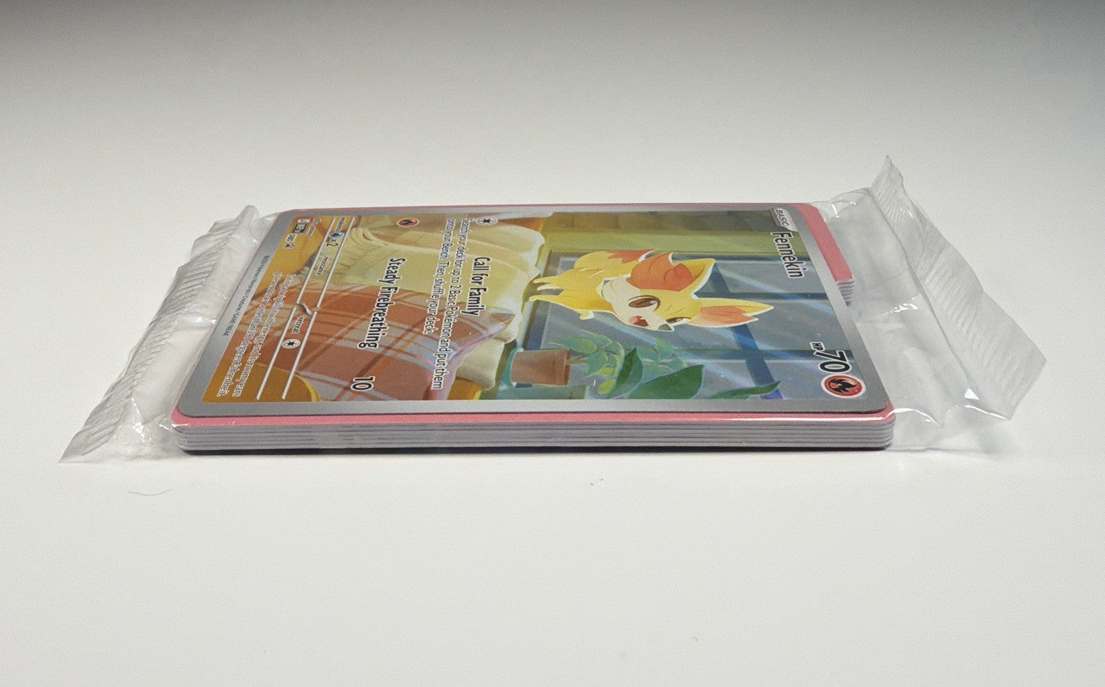 SEALED Pokemon Fennekin 080 Chaos Rising ETB Black Star Promo Holo 80