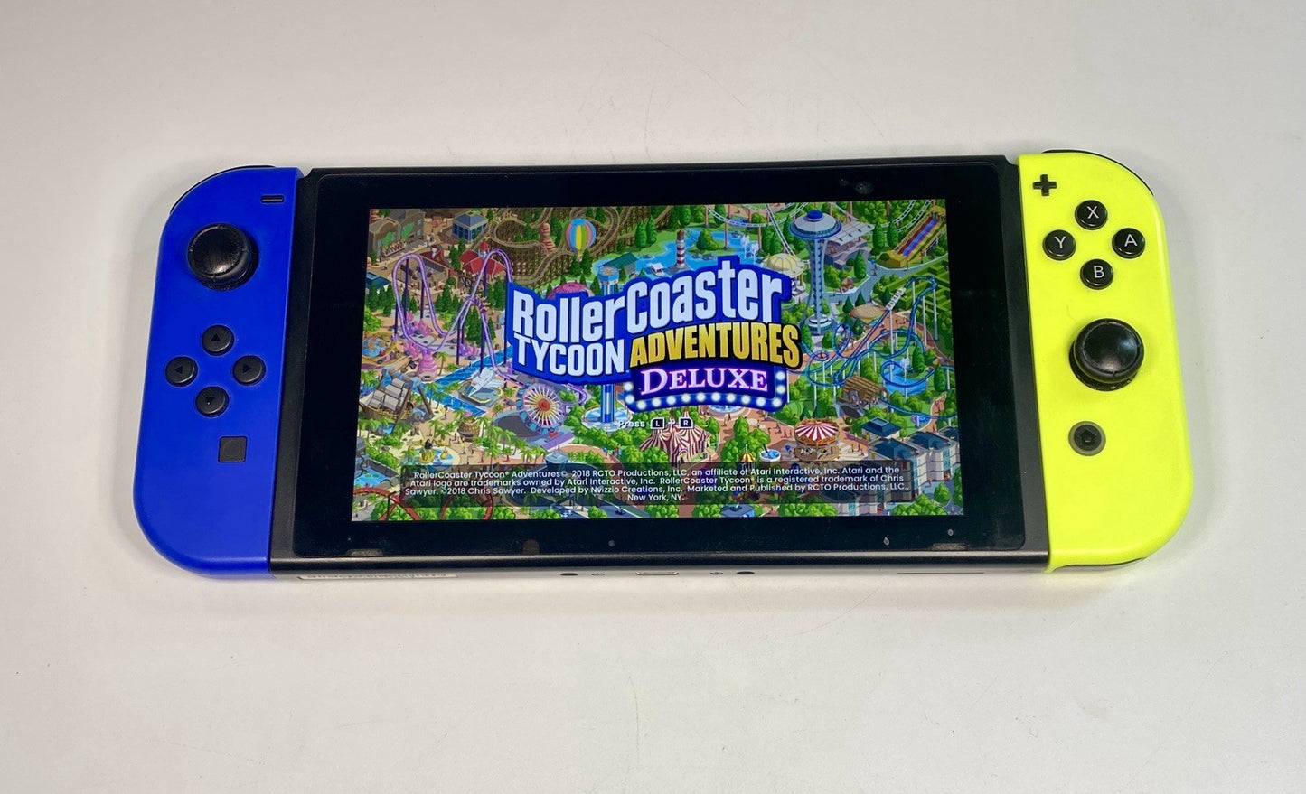 Rollercoaster Tycoon Adventures Deluxe Edition Nintendo Switch, Tested & Working