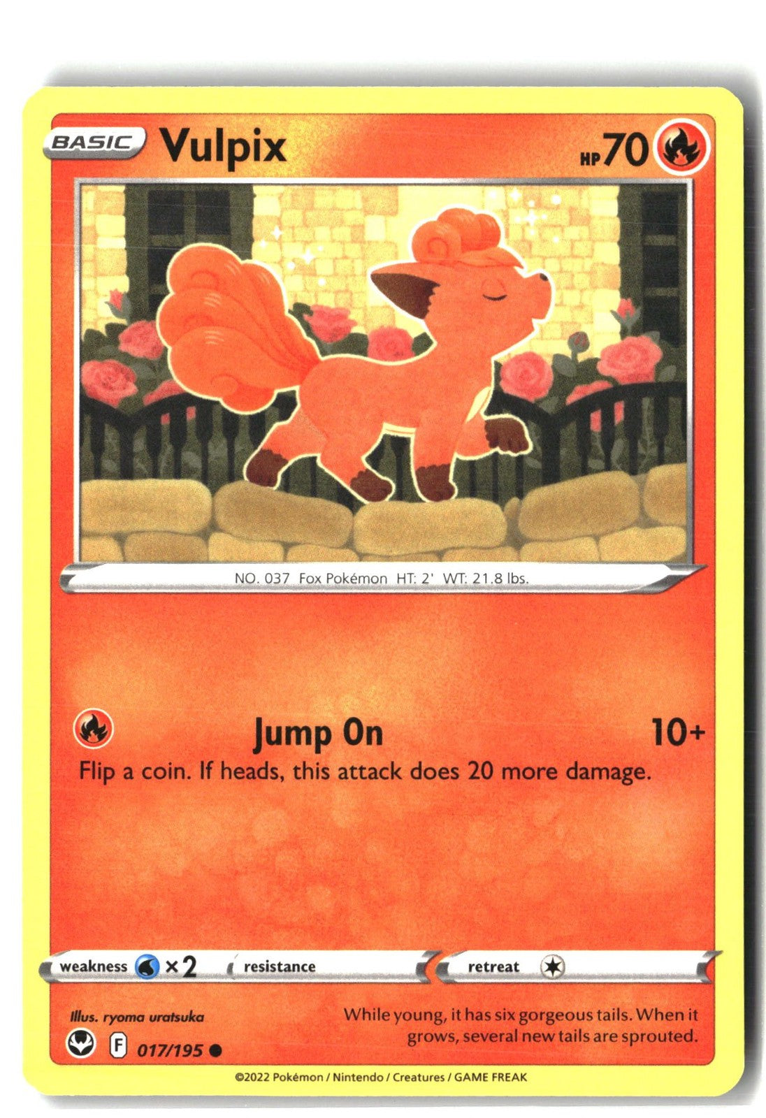 Vulpix (SWSH12: Silver Tempest 017/195) NM