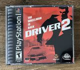 Driver 2 (PlayStation 1, PS1) Complete CIB - Black Label - Tested