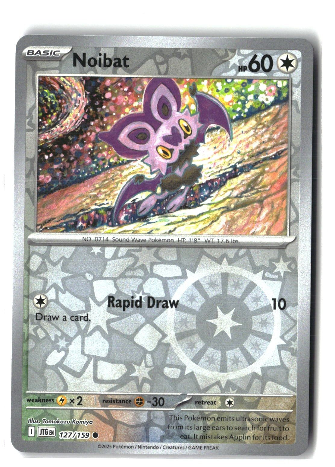 Noibat Reverse Holofoil NM (Journey Together 127/159)