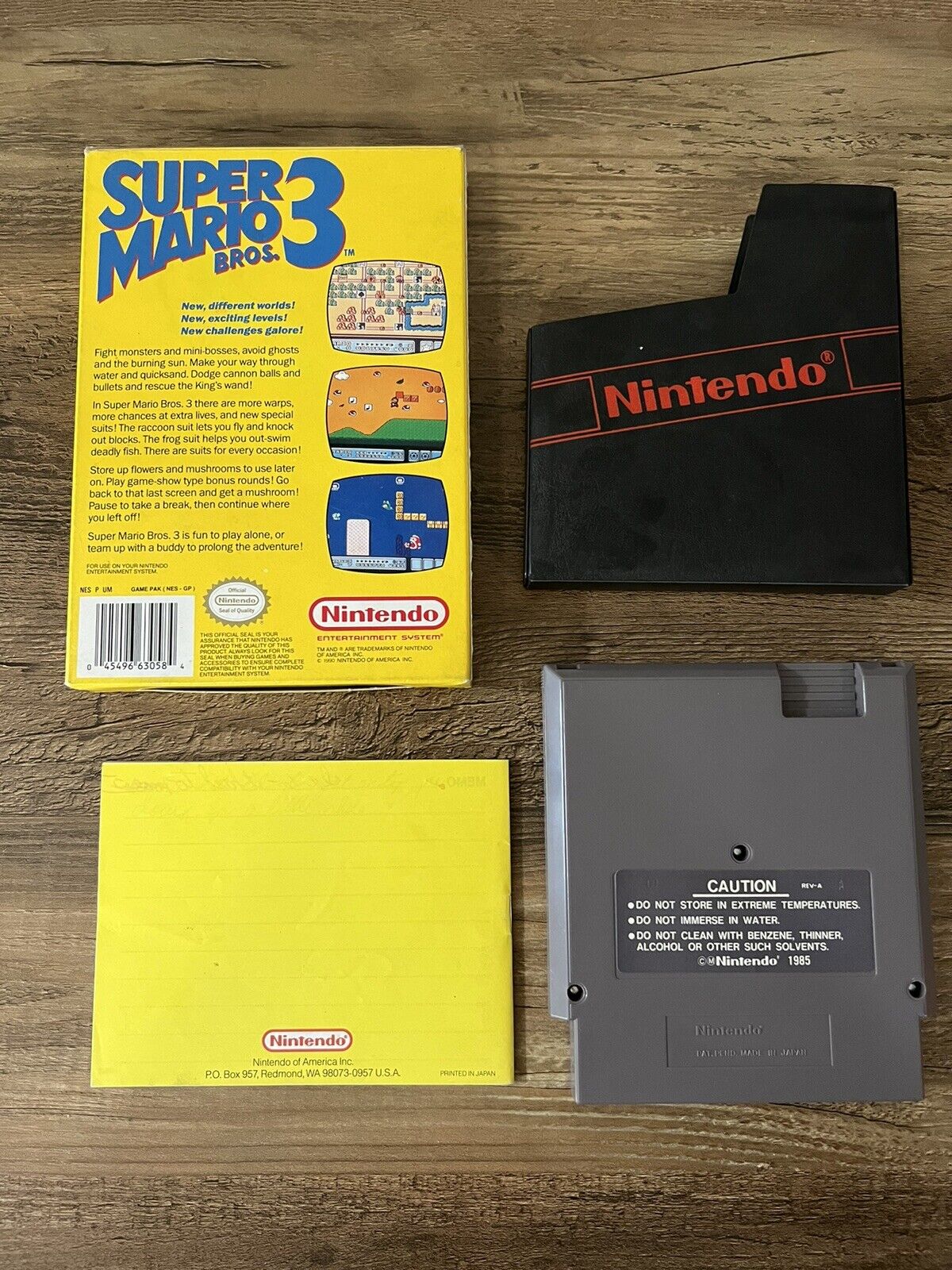 Nintendo NES Super Mario Bros. 3 Complete In Box CIB Tested