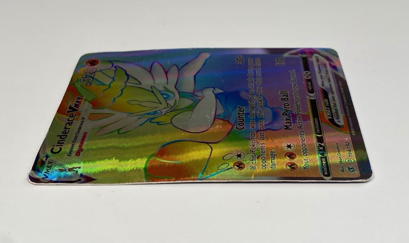 Pokémon Rebel Clash VMAX Lot Cinderace 194/192 Inteleon 50/192 Dragapult 93/192