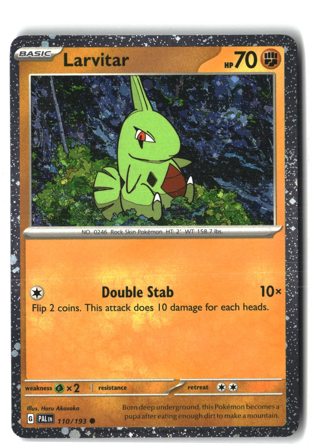 Larvitar (Cosmo Foil) Holofoil NM (Miscellaneous Cards & Products 110/193)
