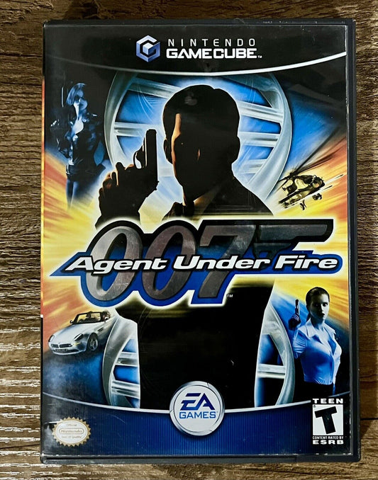 James Bond 007 Agent Under Fire Nintendo GameCube Complete Manual CIB W Reg Card