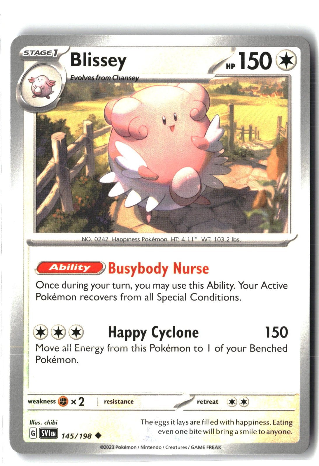 Blissey (Scarlet & Violet Base Set 145/198) NM