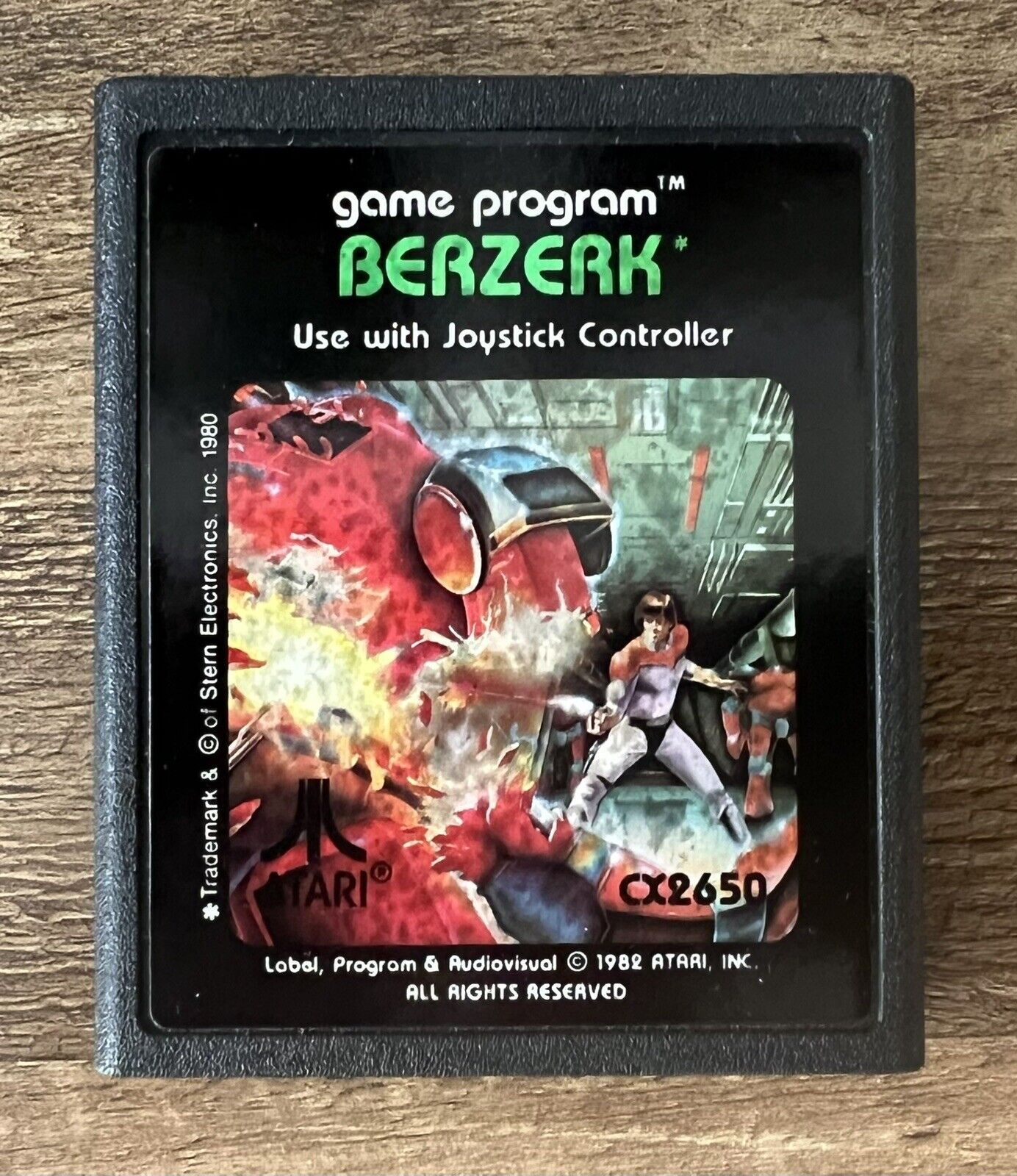 Berzerk Atari 2600 CIB With Box & Manual Tested & Works. No Comic