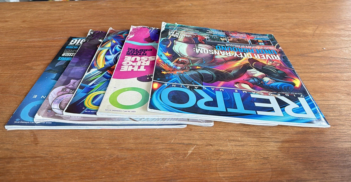 RETRO VIDEOGAME MAGAZINE Lot Of 5 (2014) ISSUES #2-6 Read Description #2 Signed
