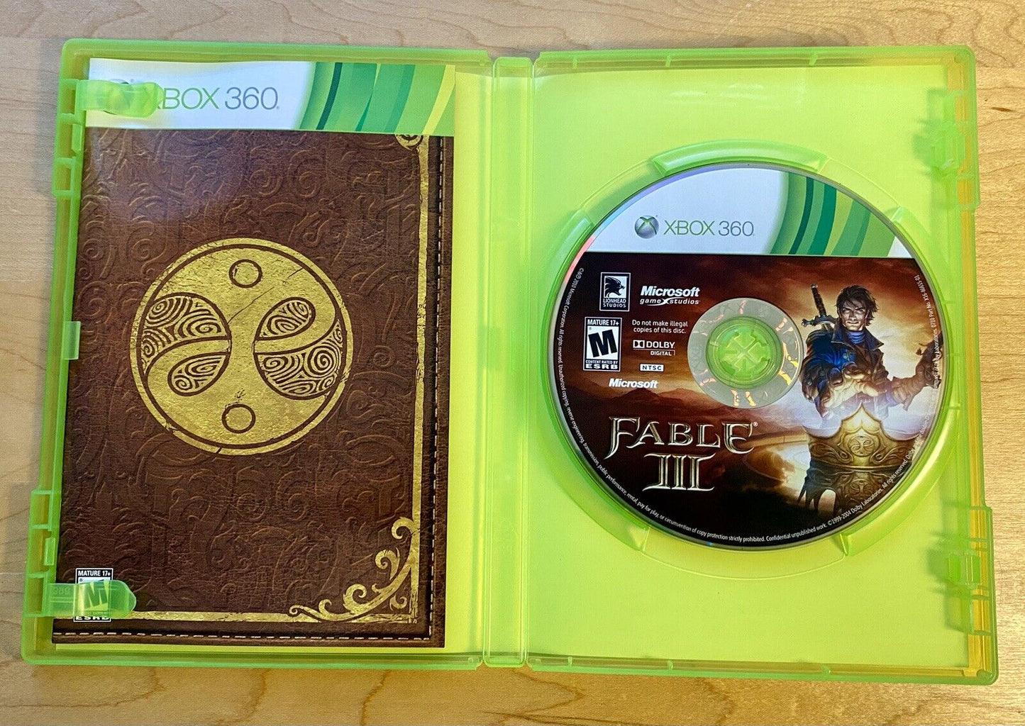 Fable II and Fable III Bundle (Microsoft Xbox 360, 2008, 2010) Both CIB, Tested