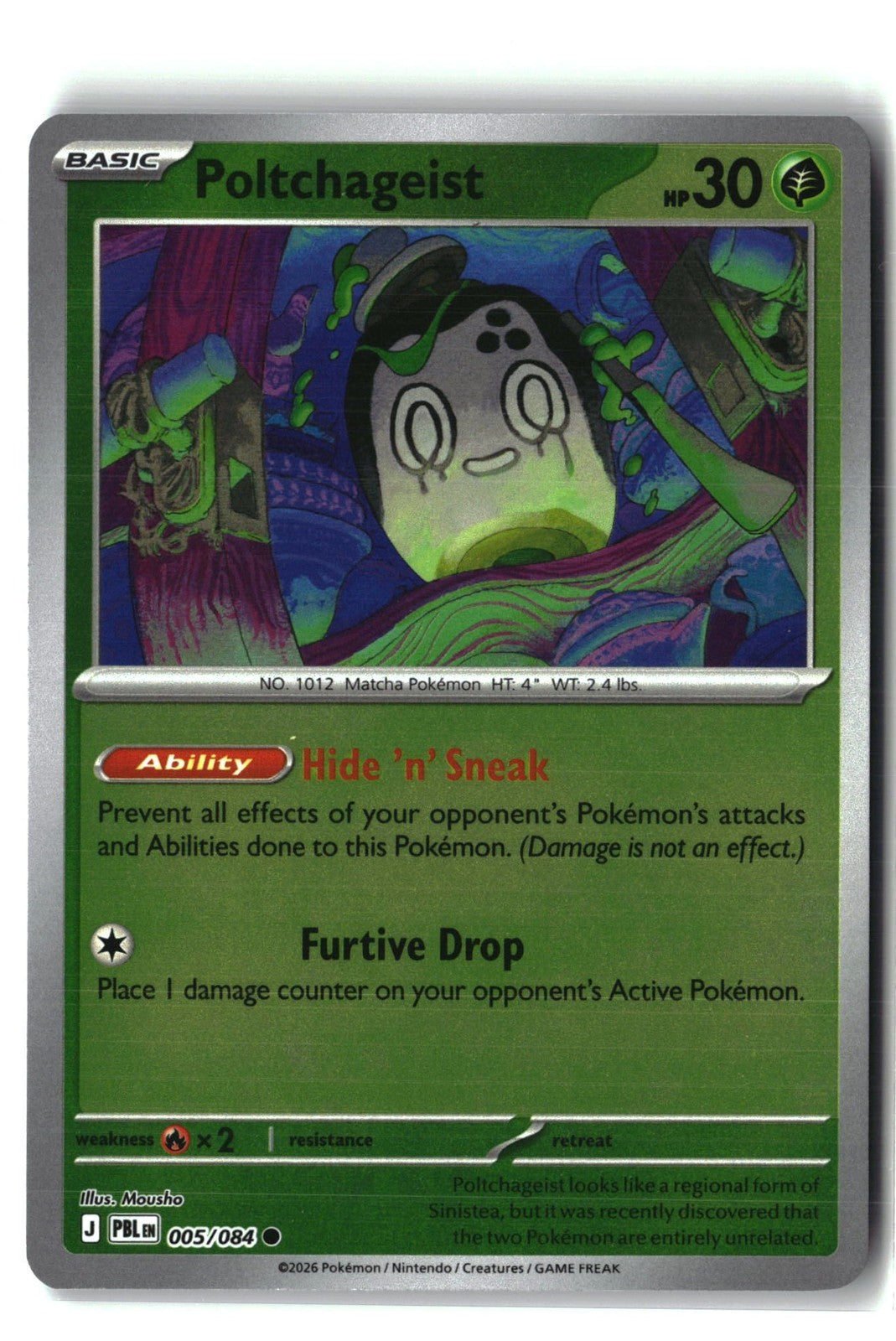 Poltchageist Reverse Holofoil NM (Pitch Black 005/084)