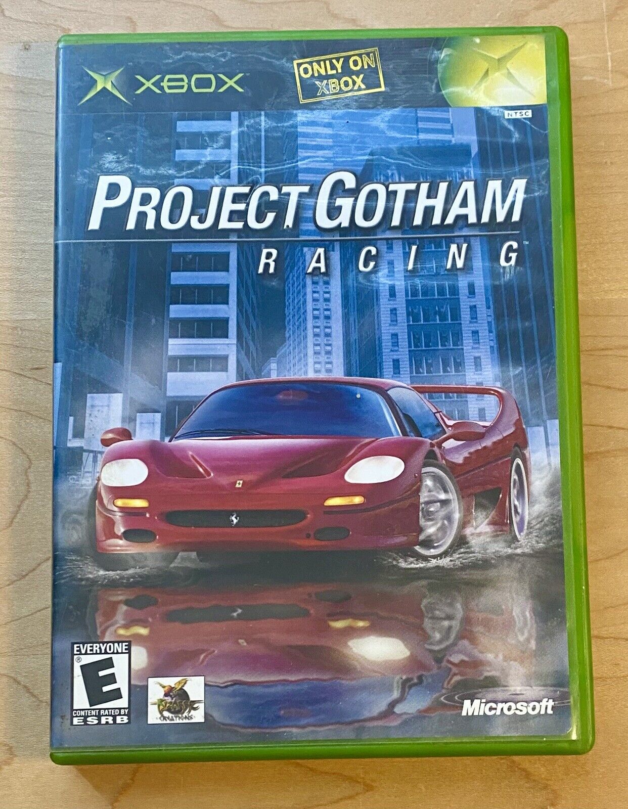 Project Gotham Racing ( Microsoft Xbox, 2001) CIB W/ Manual, Authentic & Tested