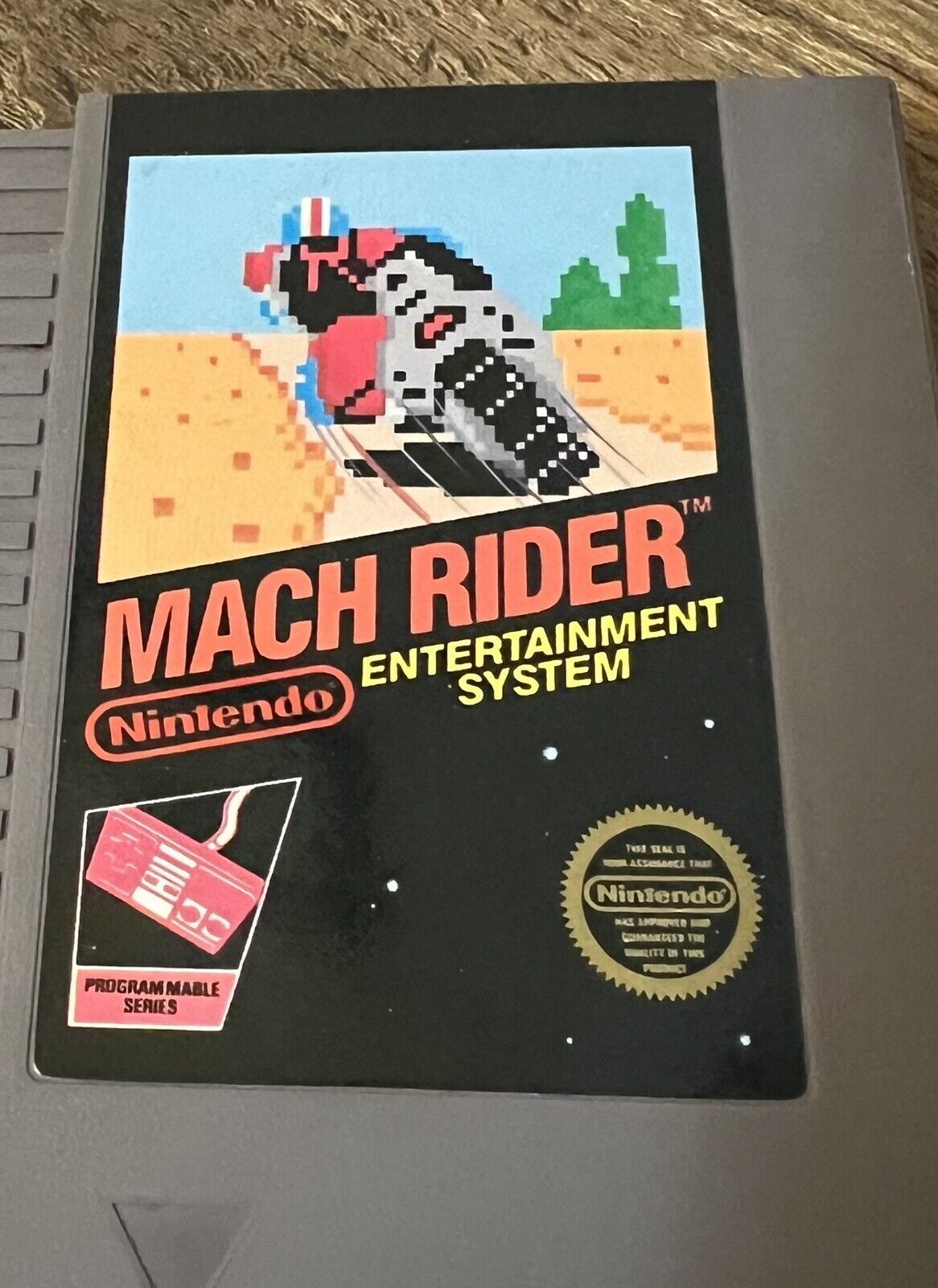 MACH RIDER - Nintendo (Authentic) NES Game, Tested & Working (5 Screw)